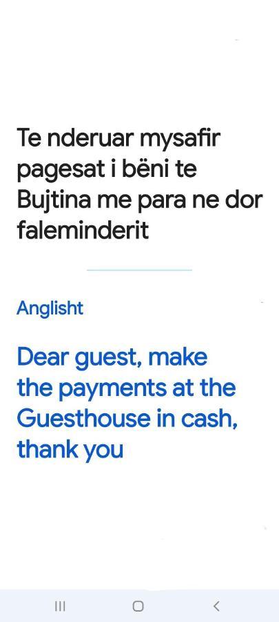 Bujtina Sherifaj Valbone Zewnętrze zdjęcie